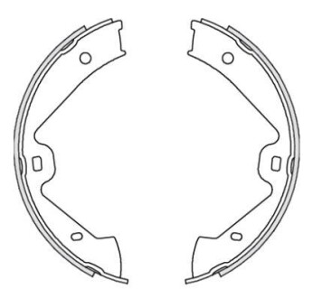 VW Колодки гальмівні барабанні Touareg 10- REMSA 4675.00