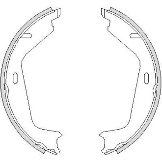 VOLVO Колодки гальмівні барабанні S60, S80, V70, XC70,XC90 97- REMSA 4726.00
