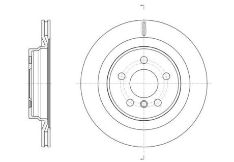 BMW Диск гальмівний задній 1/F40, X1/F48 REMSA 61632.10