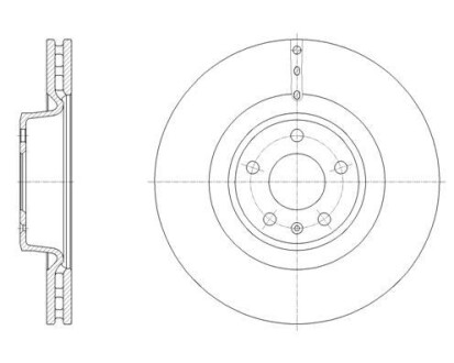 AUDI Диск гальмівний передній 345 мм A6 Allroad 14- REMSA 61670.10