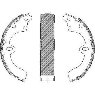 Гальмівні колодки барабанні ROADHOUSE 4097.00