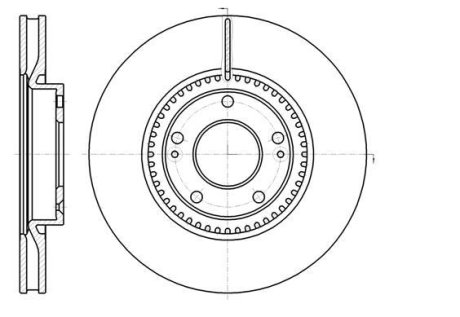 Гальмівний диск ROADHOUSE 61217.10