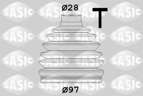 Комплект пильовика приводного вала SASIC 1906061