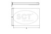 Фільтр салону Citroen Berlingo II (B9), C4 Picasso, Grand C4 Picasso, C4 Picasso II (B78), Grand C4 Picasso II (B7 (SA 1260) SCT SCT Germany SA1260 (фото 3)