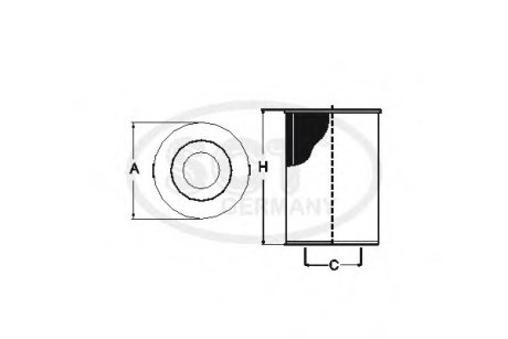 Фильтр масляный BMW 3 (E46) 318i/Ci (01-05) (SH 4792 L) SCT SCT Germany SH4792L