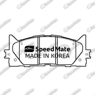 Колодки гальмівний диск. TOYOTA Camry (SPEEDMATE, Korea) SK SPEEDMATE SM-BPJ009