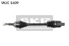 OPEL Полуось прав. 33/34 зуб., ABS 29 зуб. MERIVA A (X03) 1.7 CDTI (E75) 03-10 SKF VKJC 1409 (фото 1)