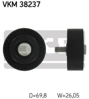 Ролик паразитний BMW 1/3/X1/X3/Z4 "1,6/2,0L "01>> SKF VKM 38237