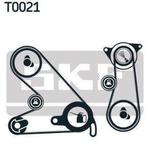 Комплект (ремінь+ролики) SKF VKMA 03050