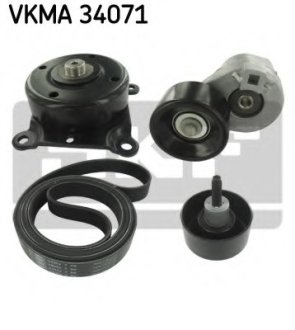 Ремкомплект ГРМ FORD Transit "2,4D "00-06 SKF VKMA34071