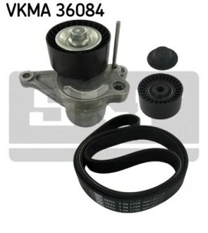 Роликовий модуль натягувача ременя (ролик, ремінь) SKF VKMA 36084