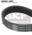 SKF ремінь П-клиновий 6PK1693 VKMV 6PK1688