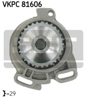 AUDI помпа води 80/90 2,0E -91 2,0E 20V 88-91 2,3E SKF VKPC 81606