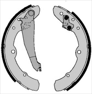 Гальмівні колодки барабанні STARLINE BC 00150