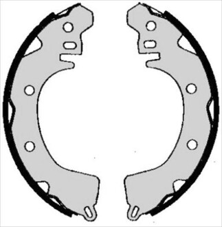 Гальмівні колодки барабанні STARLINE BC 05260