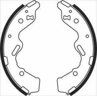 Гальмівні колодки барабанні STARLINE BC 08050