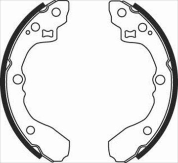 Гальмівні колодки барабанні STARLINE BC 08060