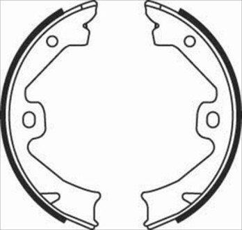 Гальмівні колодки барабанні STARLINE BC 08140