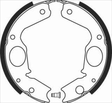 Гальмівні колодки барабанні STARLINE BC 08350
