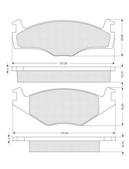 Гальмівні колодки дискові STARLINE BD S027 (фото 1)