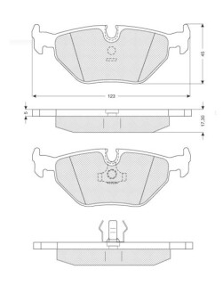 Гальмівні колодки дискові STARLINE BD S131