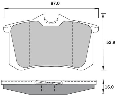 Гальмівні колодки дискові STARLINE BD S376 (фото 1)