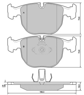 Гальмівні колодки дискові STARLINE BD S384 (фото 1)