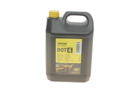 Гальмівна рідина DOT4 5L TEXTAR 95002300