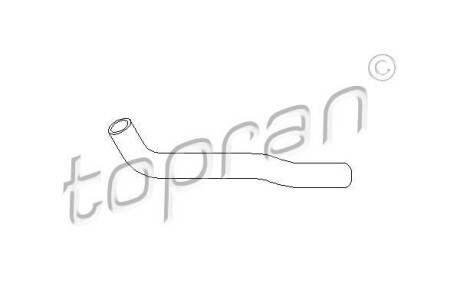 Патрубок TOPRAN / HANS PRIES 101 452