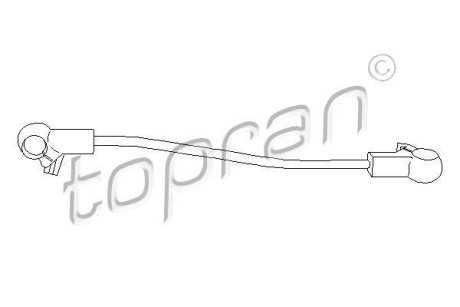 Шток вилки переключения передач TOPRAN / HANS PRIES 102 846