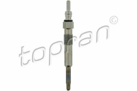 Свічка розжарювання VW LT28-55 96-06, T4 90-03, Sharan 95-10; AUDI A6 94-04, A4 00-04, A3 96-03; SKODA Octavia Tour 96-10, Fabia I 99-07; FORD Galaxy 94-06; SEAT Ibiza 02-09, Cordoba 02-09, Toledo II 99-04; VOLVO V70 00-07, S80 98-05, V70 97-00 TOPRAN / HANS PRIES 107119 (фото 1)