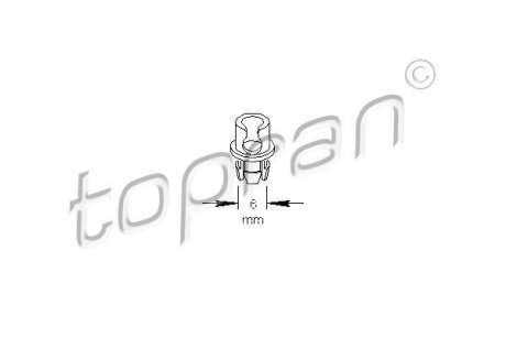 Пружинный зажим TOPRAN / HANS PRIES 109034