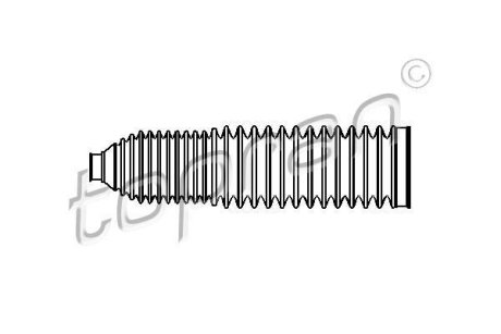 Пыльник тяги рулевой TOPRAN / HANS PRIES 110 172