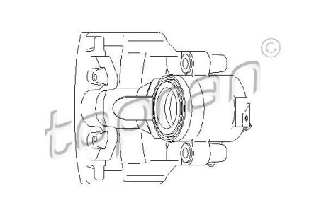 Суппорт тормозной TOPRAN / HANS PRIES 110 288 (фото 1)