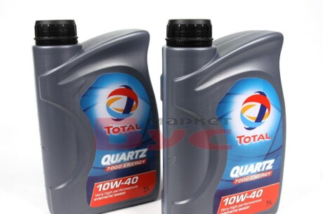 Олива моторна Quartz 7000 Energy 10W40 (1 Liter) TOTAL 214112