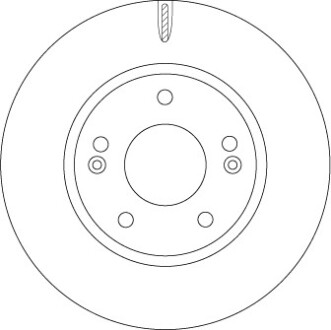 Гальмівний диск TRW DF6936