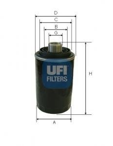 Масляний фiльтр UFI 23.493.00