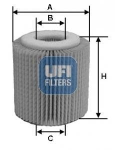 Масляний фiльтр UFI 25.150.00