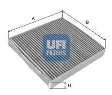 Фільтр салону вугільний UFI 54.119.00