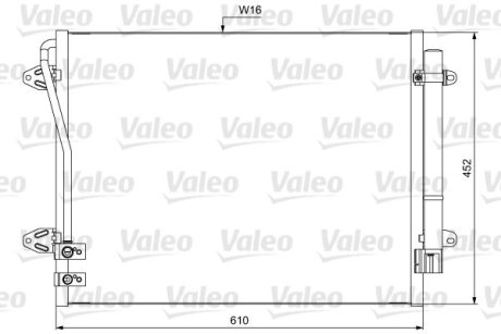 Конденсатор без хладогену Valeo 814039