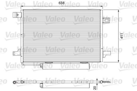 Конденсатор без хладогену Valeo 814249