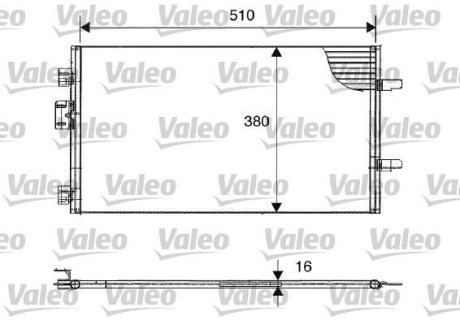 Конденсатор кондиціонера Valeo 817602