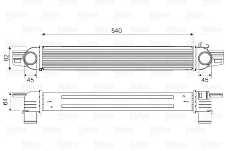 Інтеркулер Valeo 818545