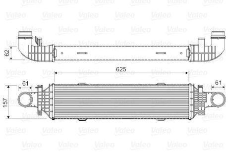 Інтеркулер Valeo 818631