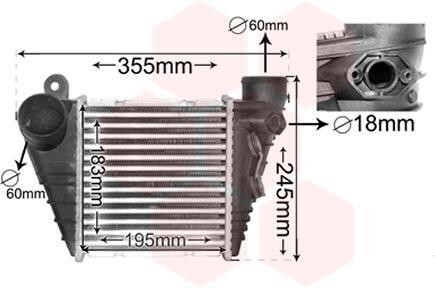 Інтеркулер GOLF IV 1.8/1.9TDI MT/AT Van Wezel 03004185