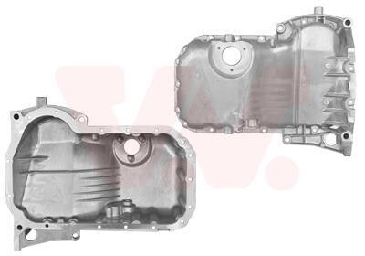 Піддон масляний двигуна без отвору злива масла з турбіни VAG A4 1.8/1.9TDi 99-00 (Wan Wezel) Van Wezel 0324072