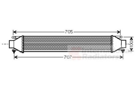 Інтеркулер FIAT DOBLO Van Wezel 17004321