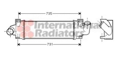 Інтеркулер FOCUS2/FOC C-MAX TDCi 03- Van Wezel 18004366