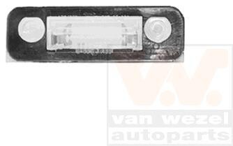 Ліхтар підсвітки номерного знаку FORD FIESTA/FUSION/MONDEO Van Wezel 1825920