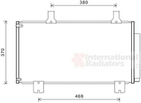 Радіатор кондиціонера HONDA ACCORD Van Wezel 25005247